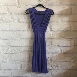 Rachel Pally Purple Short Sleeveless Caftan Dress